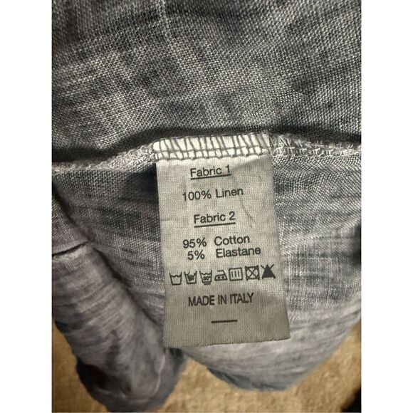 Inizio Italy Linen Lagenlook Dress With Pockets Women’s Size Med - Picture 3 of 5